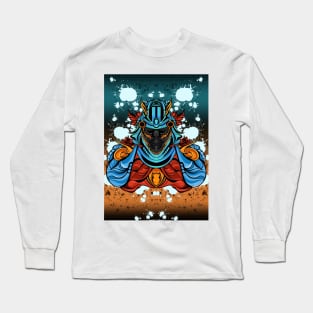 Samurai japan illustrations Long Sleeve T-Shirt